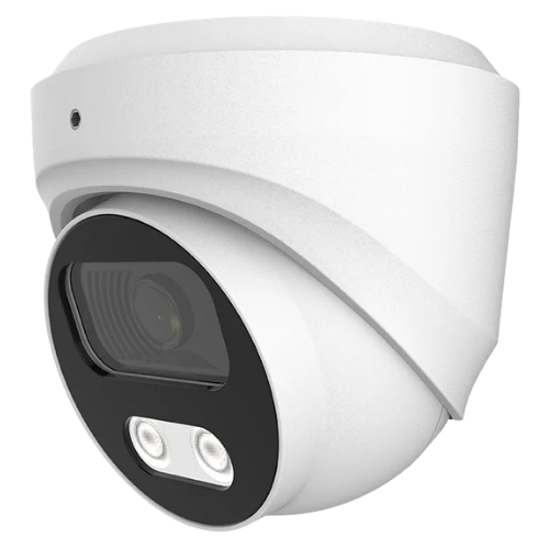 OEM HI-D8SBFC28-DA IP Turret Camera 8MP Hybrid Smart Night Vision AI lite Mic NDAA Compliant
