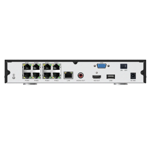 CST 4K Pro Security Kit: 8-Channel PoE NVR and 4 Active Deterrence Cameras