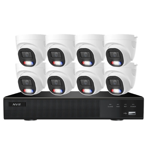CST 16-Ch 4K PoE Kit 8 Active Defense Cameras HK-P8EFD128-8-L
