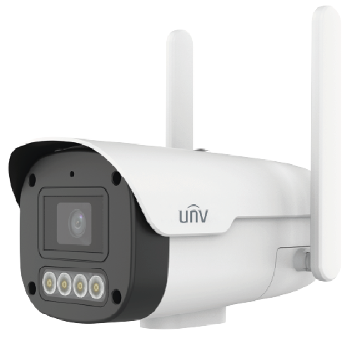 Uniview 4MP 4G LTE Fixed Bullet Camera IPC2A14LP-ADF40KC-4G-US