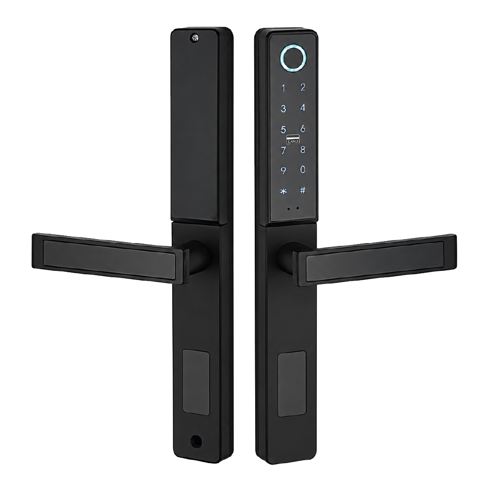K10-W – Luxury Push-Pull Biometric Smart Lock (Fingerprint, PIN & Card)