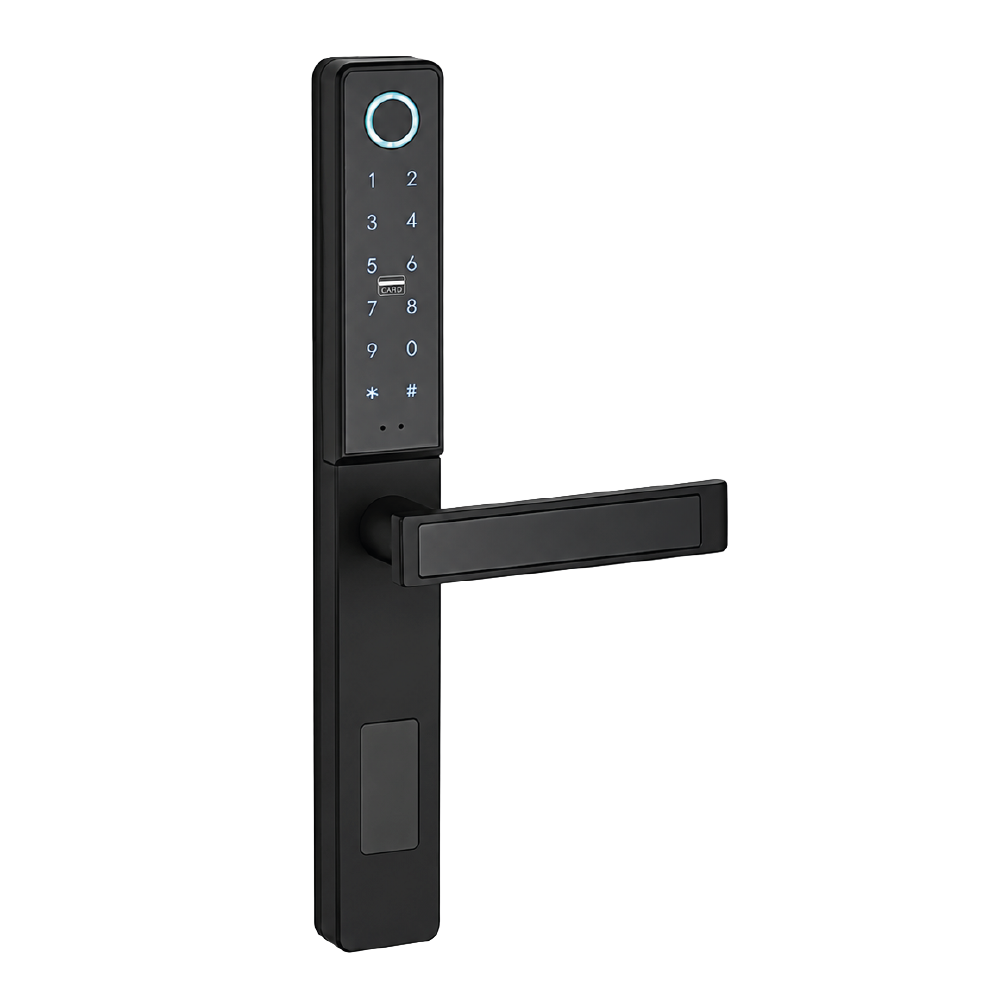 K10-W – Luxury Push-Pull Biometric Smart Lock (Fingerprint, PIN & Card)