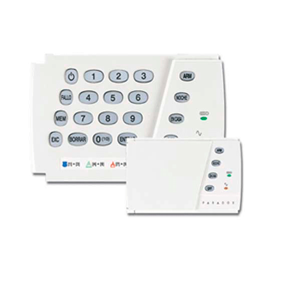 10-Zone Hardwired LED Keypad Module (Horizontal) Spanish