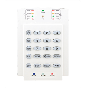 10-Zone Hardwired LED Keypad Module (Vertical)