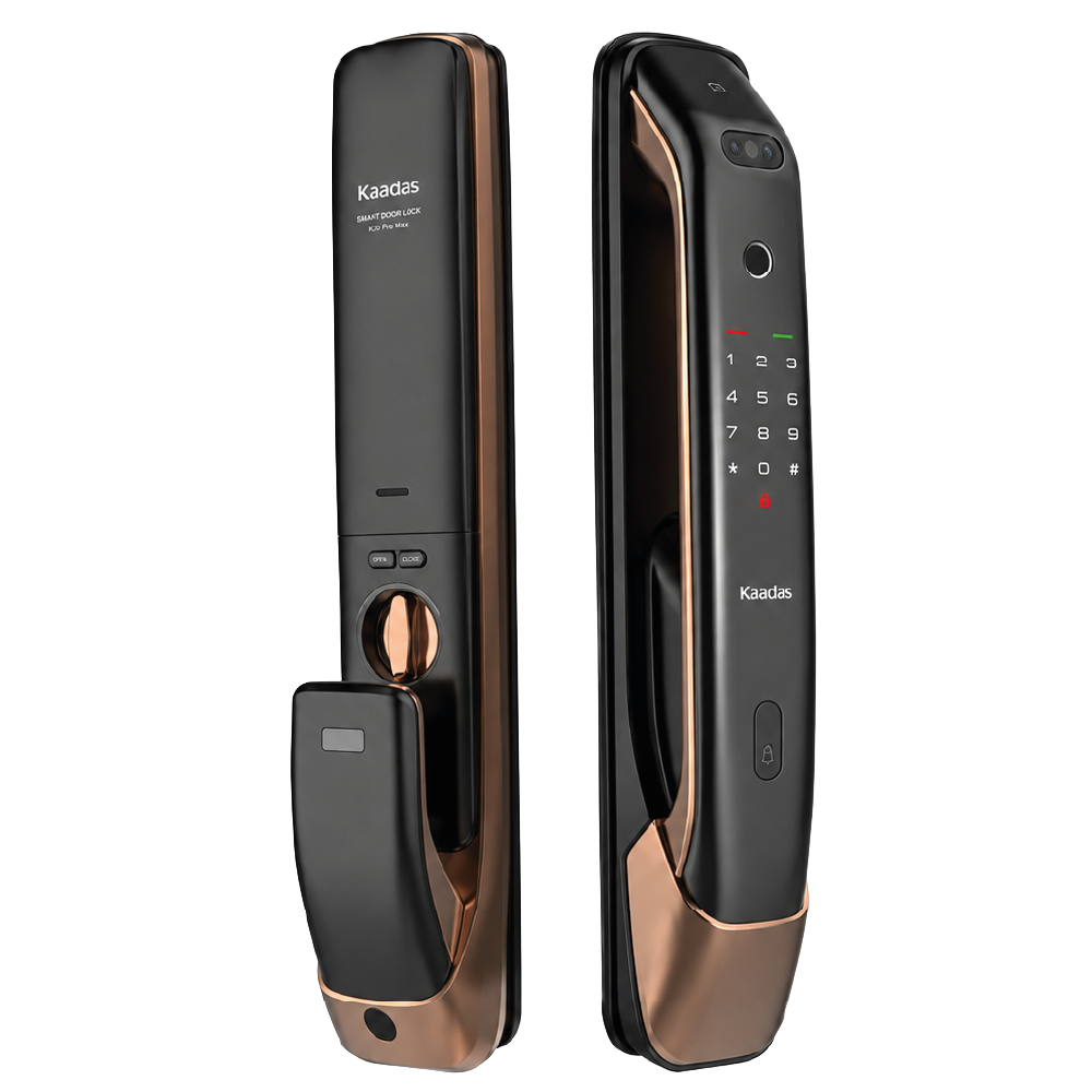 K20-F – Luxury Push-Pull Face Recognition Smart Lock (Bronze)