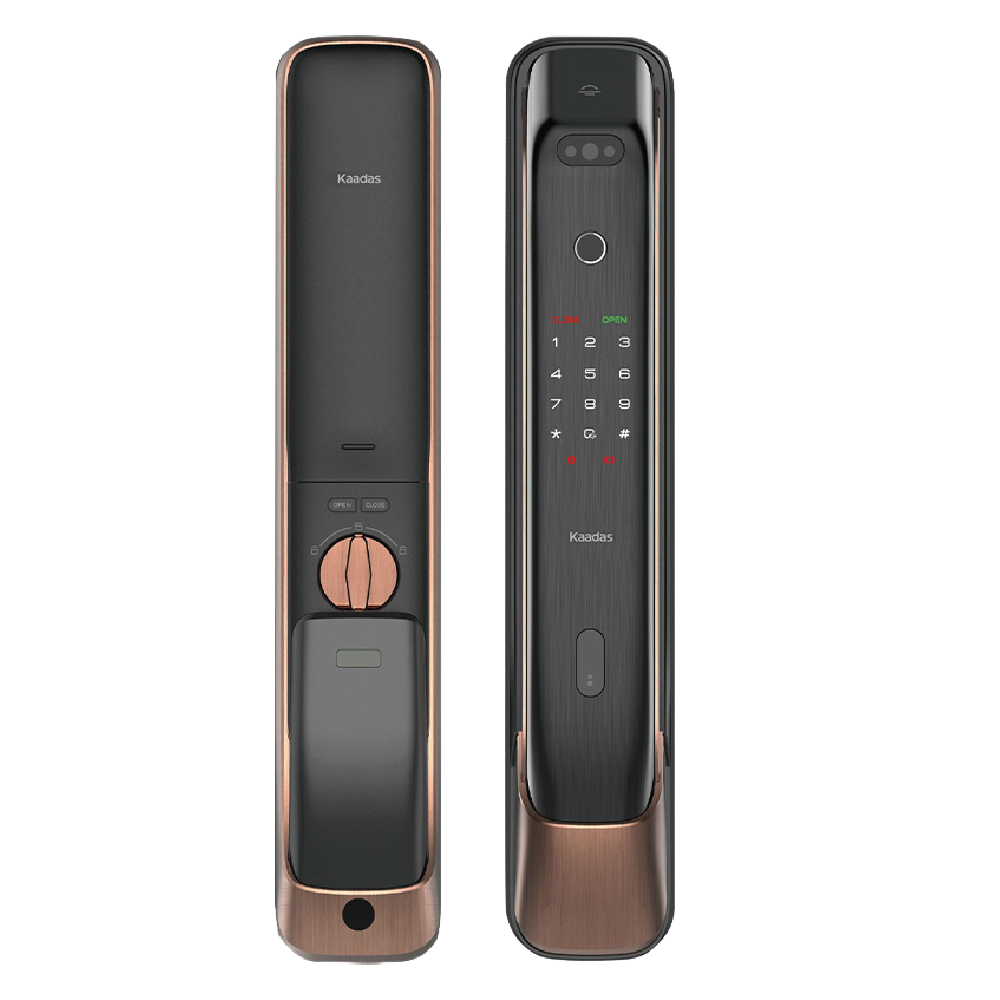 K20-F – Luxury Push-Pull Face Recognition Smart Lock (Bronze)