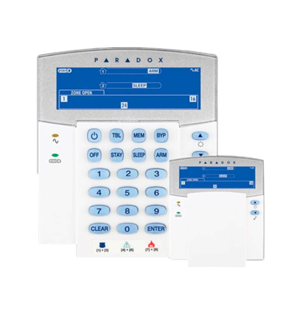 32-Zone Wireless Fixed LCD Keypad