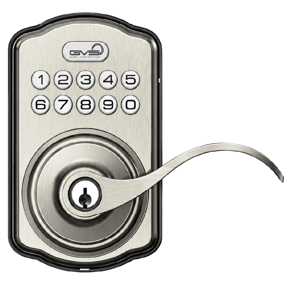 KS04S-GVS – Keypad Electronic Lever Lock (Satin Silver)