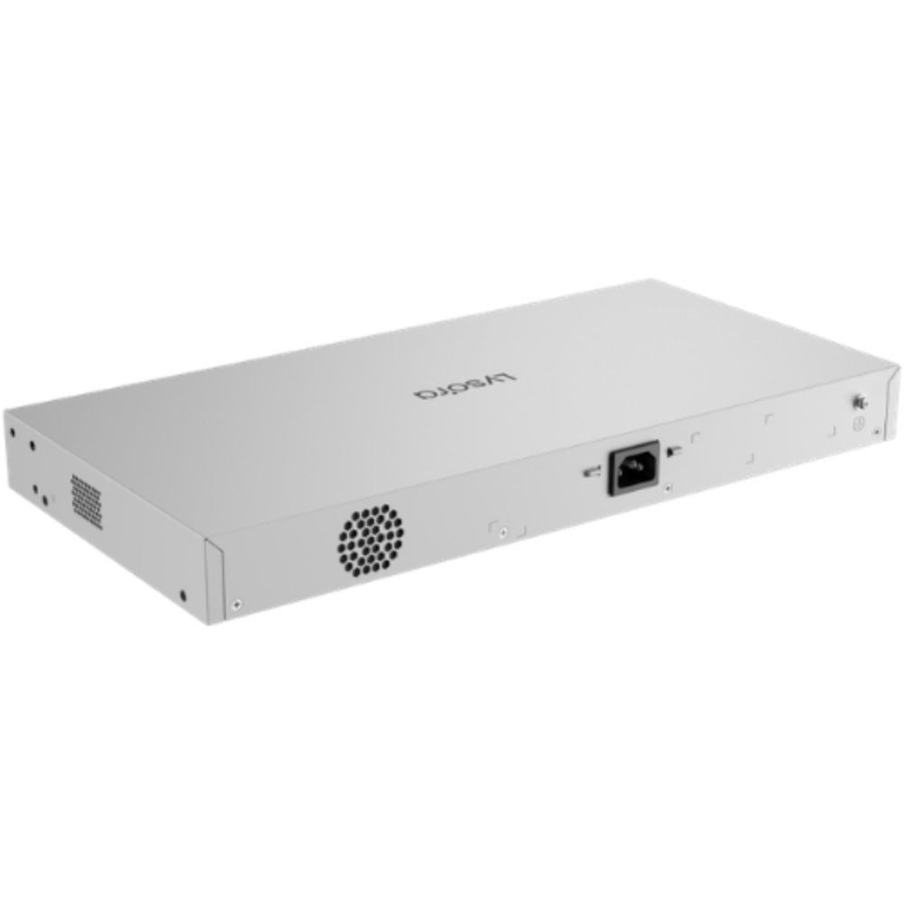 Lysora 28-Port Gigabit Smart Cloud-Managed PoE+ Switch (370W Budget, 1U Rackmount)-LCS-24GS-P