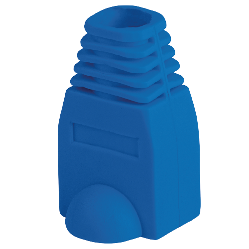 Strain Relief RJ45 Protective Boot Cover (Blue)