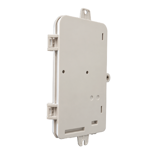 Compact ABS Wall-Mount Fiber Optic LIU / FTTH Terminal Box (Unloaded, 4-Port SC/LC Duplex)