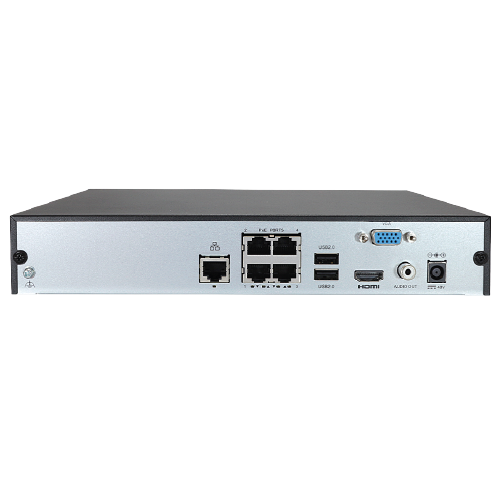 NVR301-04S3-P4 Uniview 4-Channel 4K NVR with 4-Port PoE