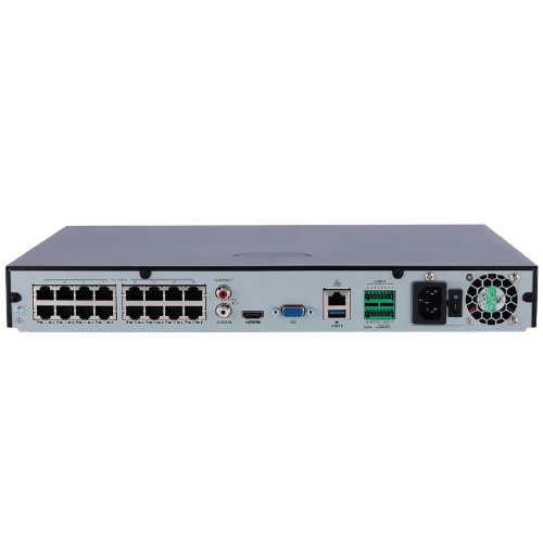 Uniview NVR302-16B-P16-IQ 16-Channel 16 PoE 4K AI Network Video Recorder