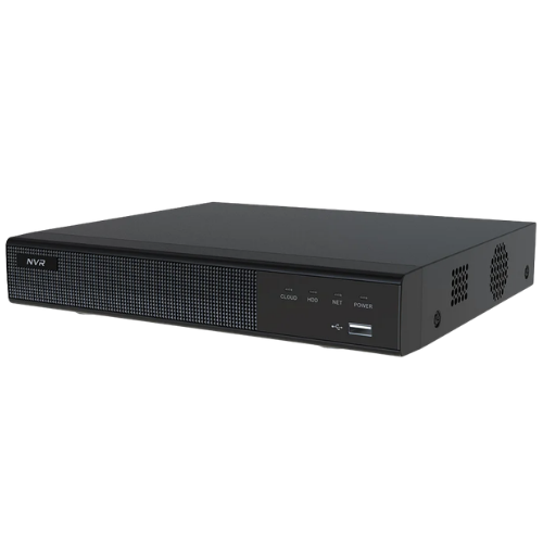 CST NVRK116HP8 16-Channel 4K 1U Network Video Recorder with 8 PoE Ports (Smart H.265, 80/100 Mbps, 1 SATA up to 16TB, 4K HDMI/VGA, 48V DC US)