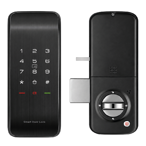 R6-5 – Biometric Electronic Rim Lock (Fingerprint, PIN & Card)
