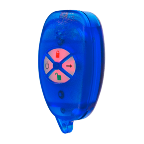 Paradox RAC1-K9A Magellan 4-Button Remote Control with Integrated Access Card (433MHz)