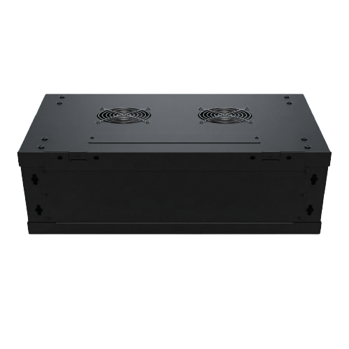 4U Wall Mount Network Rack Cabinet -  - Tempered Glass Door