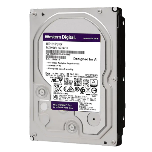 Western Digital WD Purple Pro 12TB Surveillance Hard Drive - 7200 RPM 512MB Cache SATA 6Gb/s 3.5