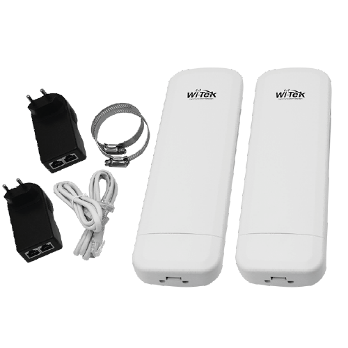 Wi-Tek WI-CPE513P-KIT-V3  5GHz 300Mbps 5km Outdoor Wireless CPE Pre-Paired Kit for CCTV (Pair of 2)
