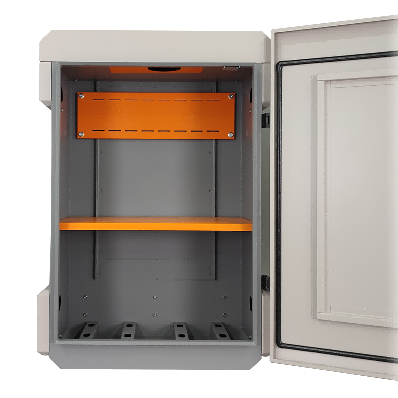 ENCLOSURE IP66 AND IK10, 430 STAINLESS STEEL 1.2 MM THICK, MOUNTING KITS, INCLUDES 2 FIXED MOUNTING PLATES WITH RAILS