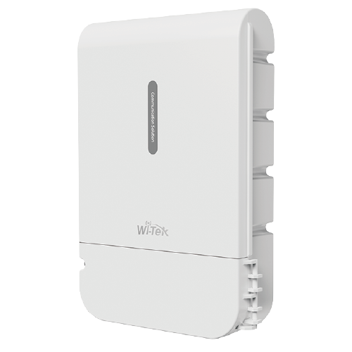 Wi-Tek WI-PCES206-O 4-Port Fast Ethernet Outdoor Solar/Battery PoE Switch with Dual Uplinks (62.7W Power Budget / IP65)