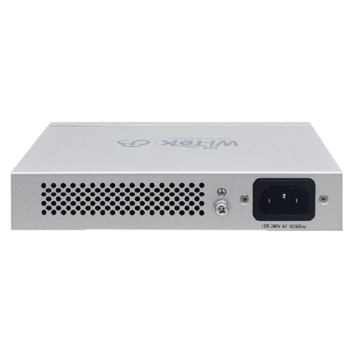 Wi-Tek WI-PCES206 4-Port Fast Ethernet Solar/Battery PoE Switch with Dual Uplinks (62.7W Power Budget)