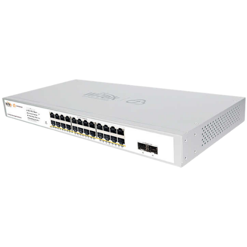 Wi-Tek WI-PCES326GF V2 26-Port All-Gigabit Solar Cloud Easy Smart PoE Switch with 2 SFP Slots