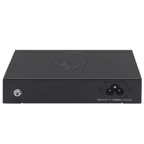 Wi-Tek WI-PS205H 4-Port Fast Ethernet PoE Switch with Dual Uplinks (40W Budget / 250m Extend Mode)