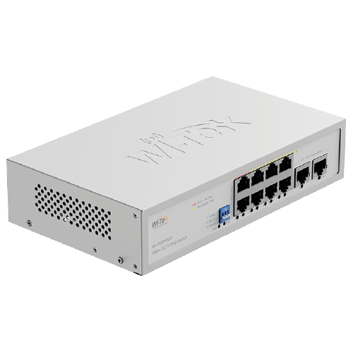 Wi-Tek WI-PS210G-O V2 Outdoor All-Weather PoE Switch (8 PoE Ports + 3 Gigabit Uplinks: 2x RJ45 + 1x SFP / 120W Budget)
