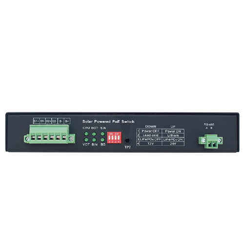 Wi-Tek WI-PS306GF-UPS-15A 6-Port All-Gigabit Unmanaged UPS No-Break Solar & Battery PoE Switch with 1 SFP Slot