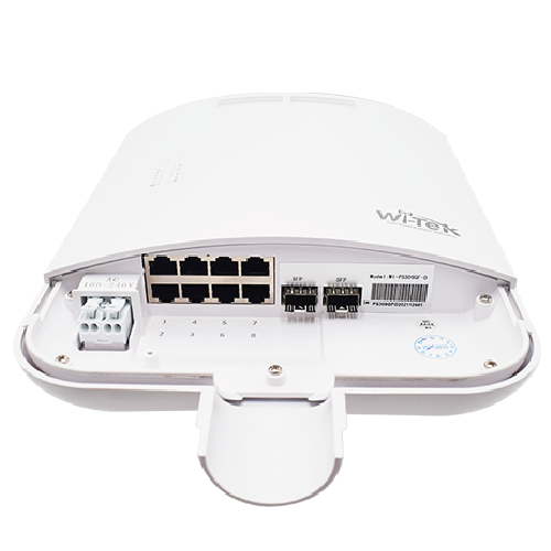 Wi-Tek WI-PS309GF-O Outdoor All-Weather Gigabit PoE Switch (8 PoE Ports + 2 SFP Slots / 120W Budget / IP65)