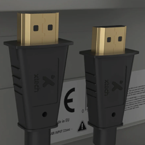 XTC-370 – High-Speed HDMI Cable 7.5m (25ft) Male-to-Male (4K Ultra HD, 1080p Full HD, Audio Return Channel ARC, Gold-Plated Connectors, Round PVC Jacket)