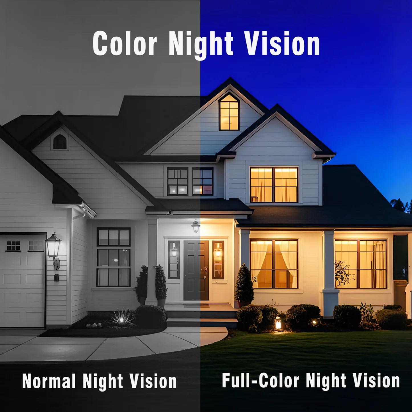 BatMan BC3U color night vision demonstration for outdoor home security